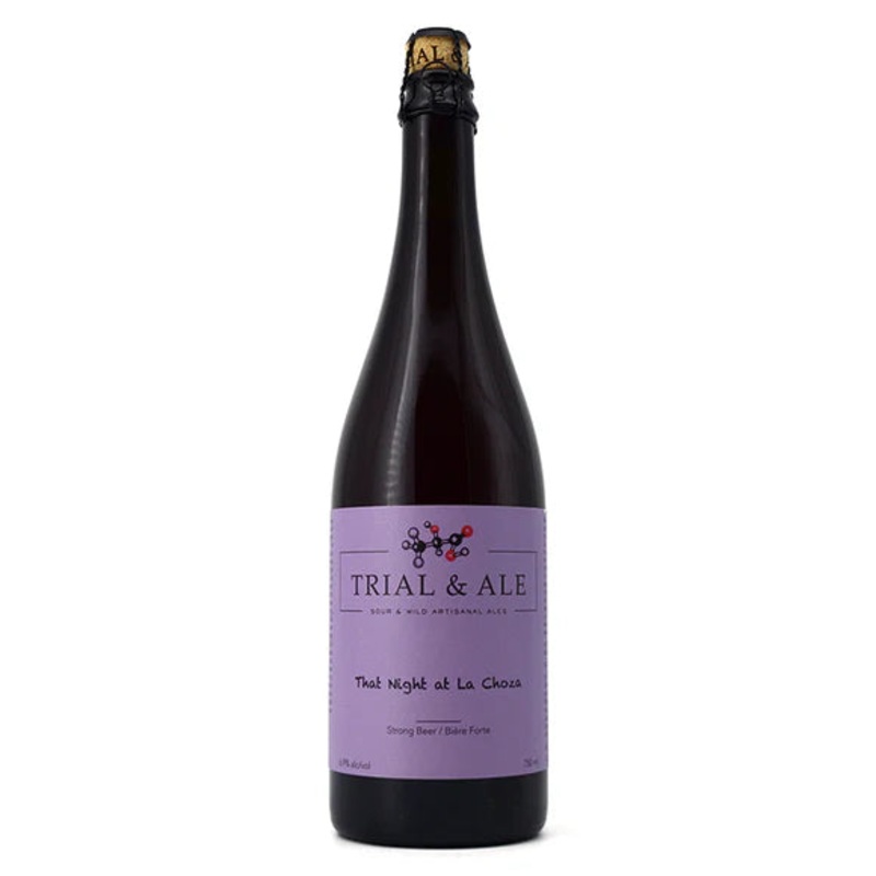 TRIAL & ALE THAT NIGHT AT LA CHOZA SOUR ALE 750ML @ Sage Hill [1038798] 750 ml