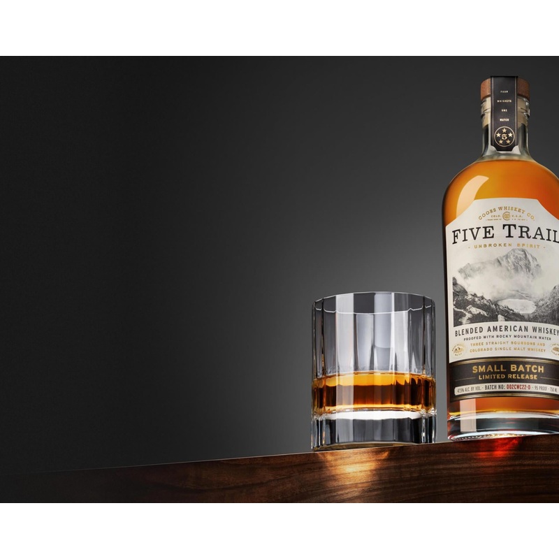 Whiskey Coors Whiskey Co Five Trail Blended American Small Batch