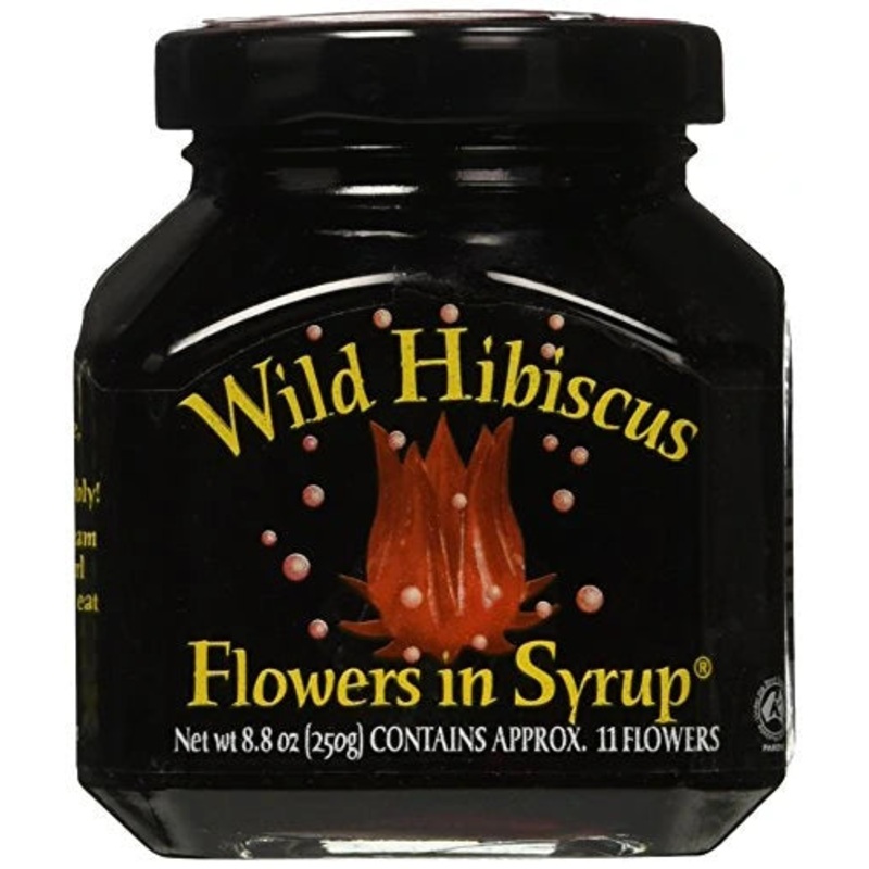 WILD HIBISCUS FLOWERS IN SYRUP 8.8OZ @ Sage Hill [1025435] 250 ml
