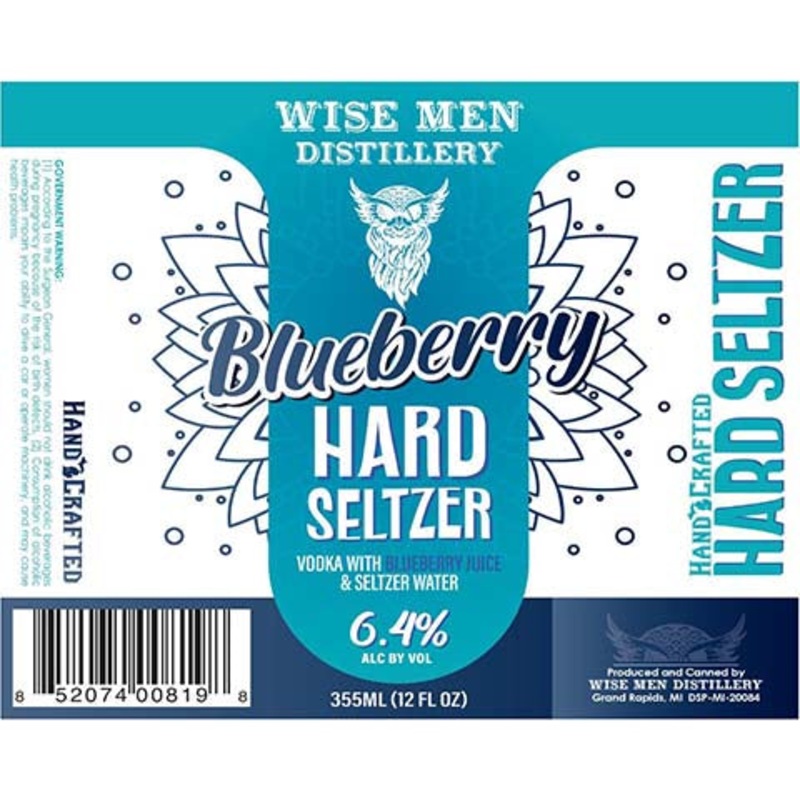 Wise Men Blueberry Hard Seltzer 12OZ SINGLE CAN