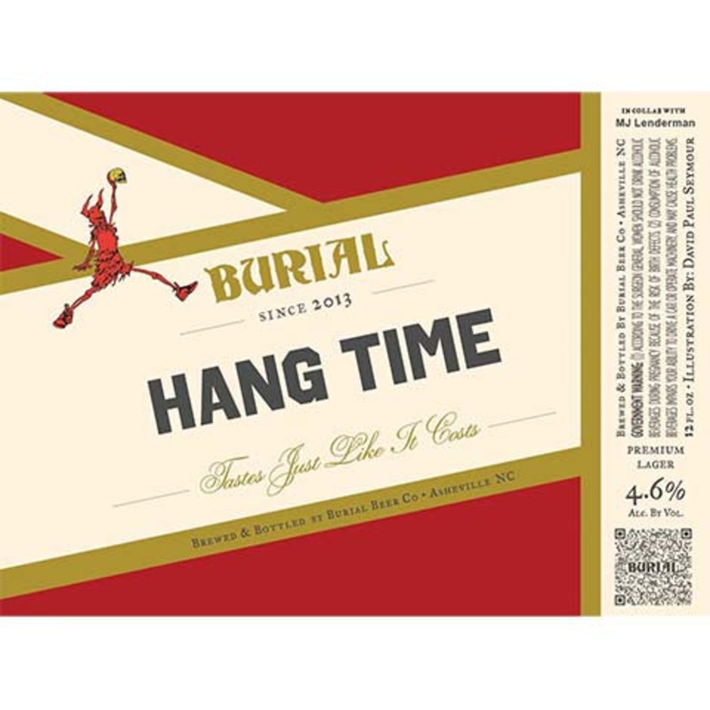 Burial Hang Time Lager 12OZ SINGLE BTL
