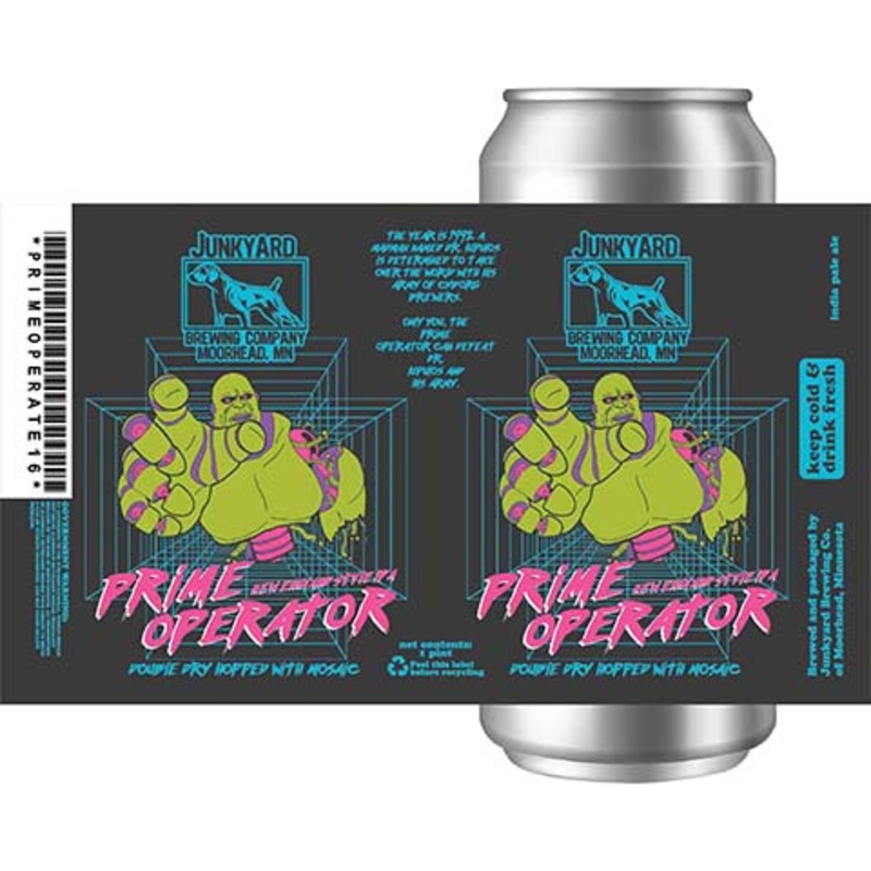 Junkyard Prime Operator NEIPA 16OZ SINGLE CAN