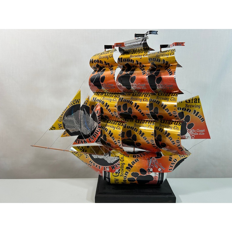 New Glarus Moon Man Beer Can Ship