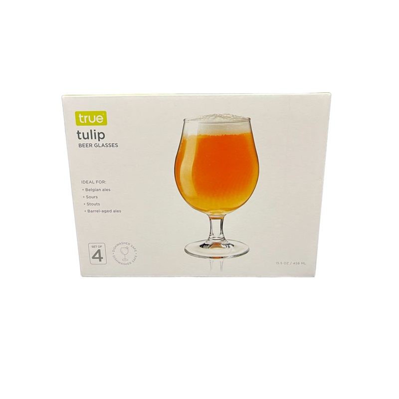 True Tulip Beer Glass 4 Pack