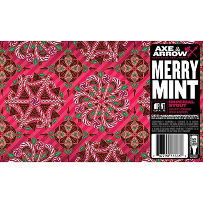 Axe & Arrow Merry Mint Imperial Stout 16OZ SINGLE CAN