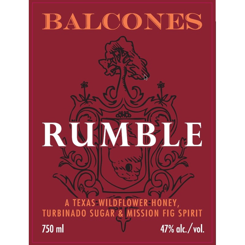 Balcones Rumble Spirit – Texas Wildflower Honey, Mission Fig, & Turbinado Sugar