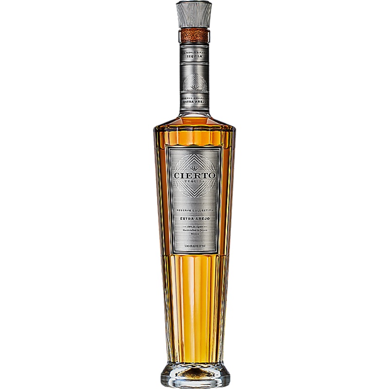 CIERTO TEQUILA EXTRA ANEJO RESERVE COLLECTION 80 750ML 750ML