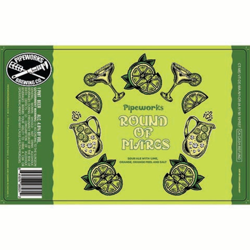 Pipeworks Round of Margs Sour 16OZ SINGLE CAN