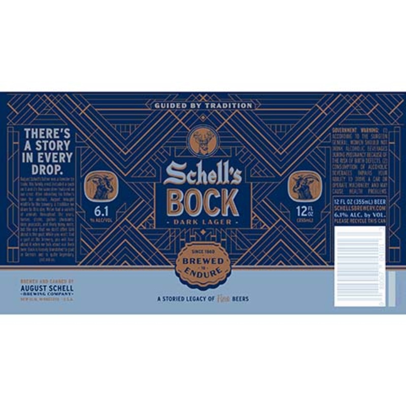 Schell’s Bock Dark Lager 12OZ SINGLE CAN