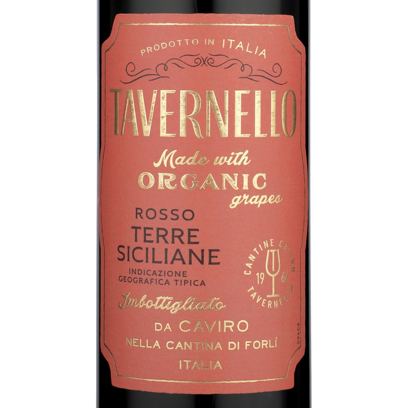 Tavernello Organico Terre Siciliane 750ML 750ML