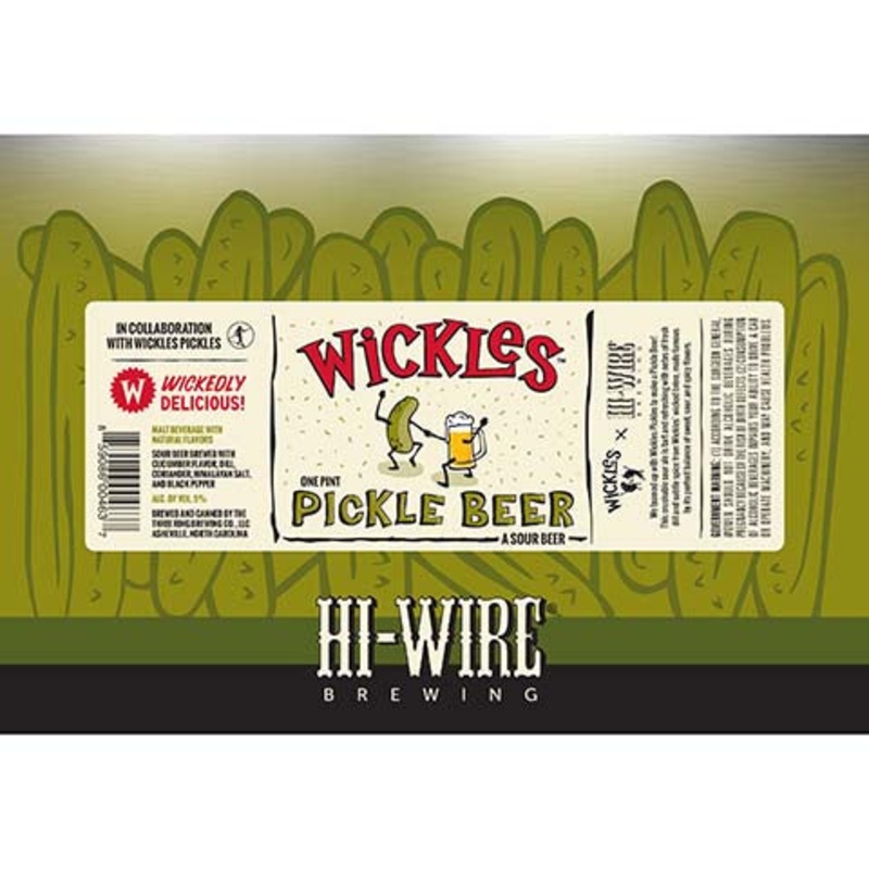 Three Ring/Hi-Wire Wickles Pickle Beer 16OZ SINGLE CAN
