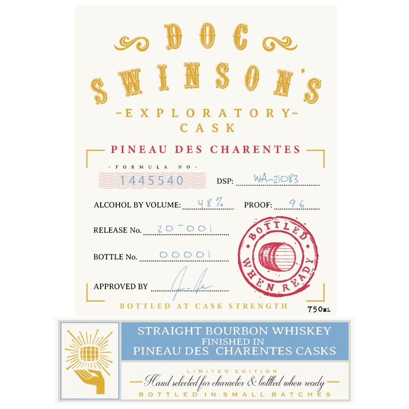 Doc Swinsons Exploratory Cask Pineau Des Charentes Straight Bourbon