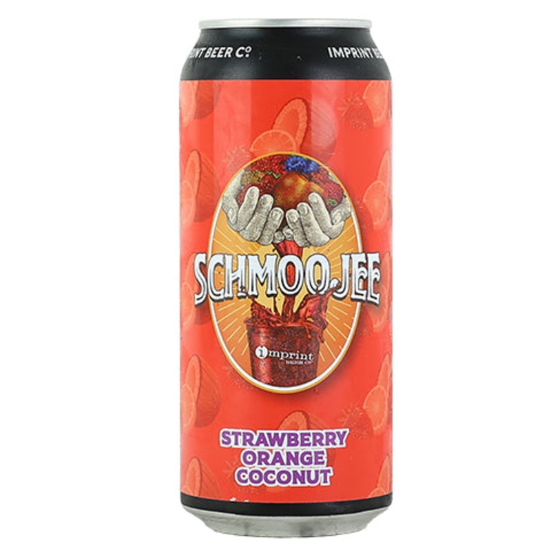 Imprint Schmoojee Strawberry, Orange, and Coconut Sour Ale 16OZ SINGLE CAN