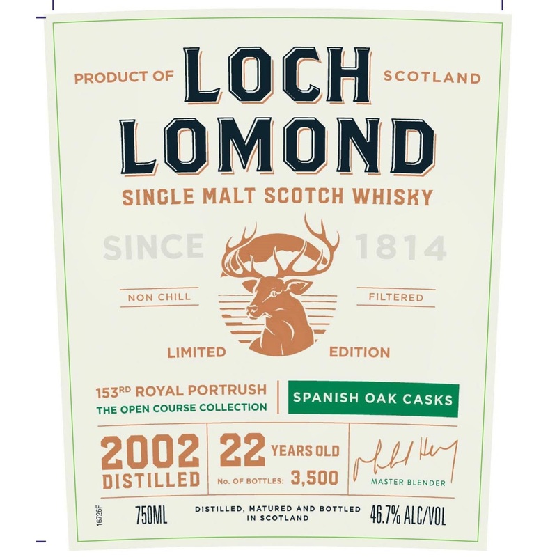 Loch Lomond 22-Year-Old Single Malt Scotch Whisky Spanish Oak Casks