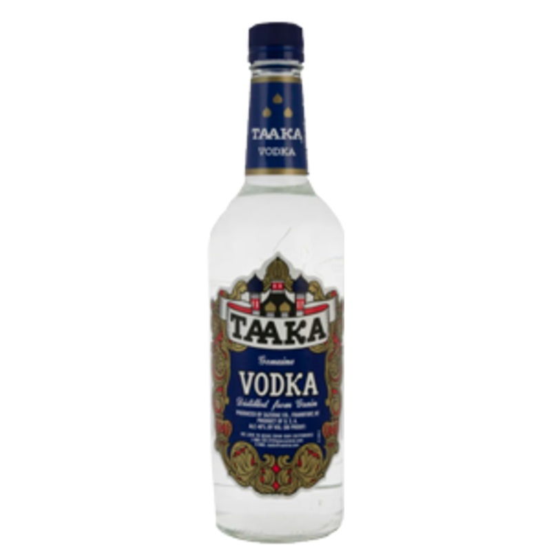Taaka 80 Proof Vodka 750ml Bottle