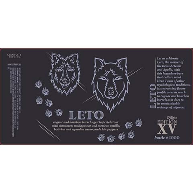 Cigar City Leto Imperial Stout 500ML BTL