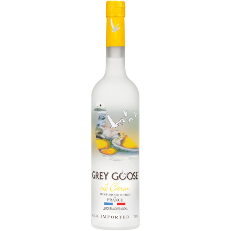 GREY GOOSE CITRUS FLAVORED VODKA LE CITRON 80 750ML 750ML