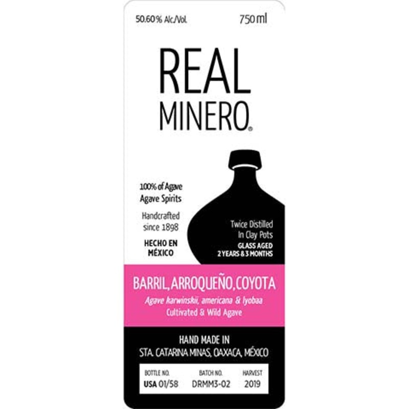 Real Minero Barril Arroqueno Coyota 750ML BTL
