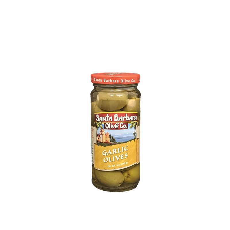 Santa Barbara Olive Company Garlic Olives 5oz