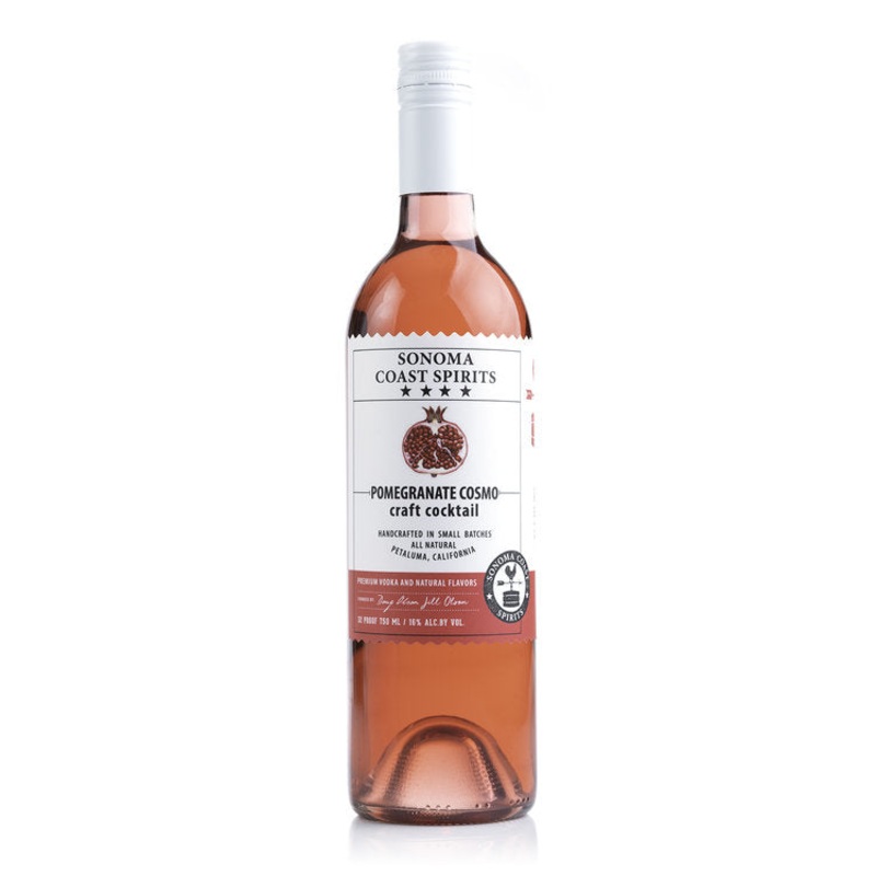 Sonoma Coast Spirits Pomegranate Cosmo Craft Cocktail 32 750ML 750ML
