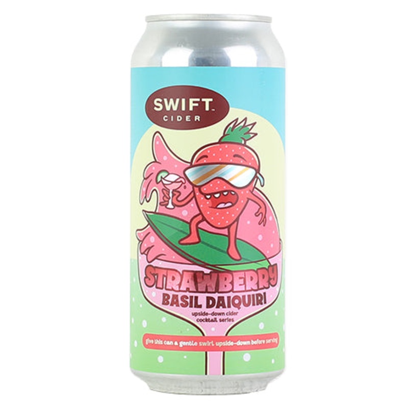 Swift Strawberry Basil Daiquiri Cider 16OZ SINGLE CAN
