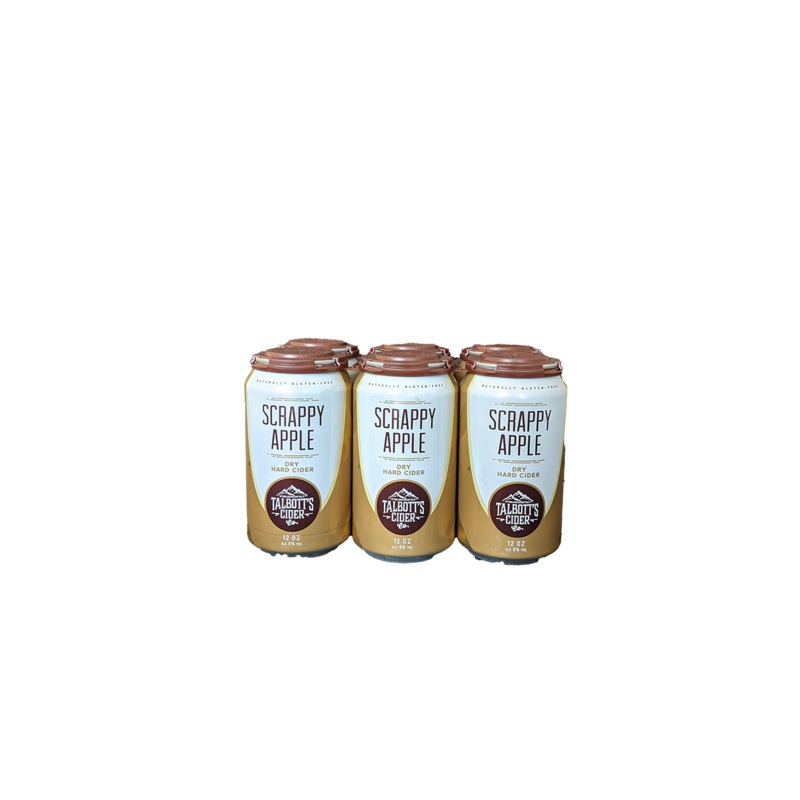 Talbotts Scrappy Apple Cider 6 Pack Cans