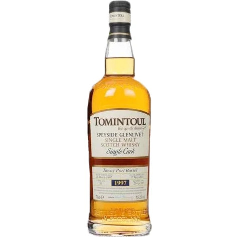 TOMINTOUL 1997 TAWNY PORT CASK SINGLE MALT SCOTCH 700ML @ Emerald Hills [1046334] 700 ml
