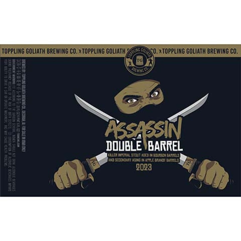 Toppling Goliath Assasin Double Barrel Killer Imperial Stout 22OZ SINGLE BTL