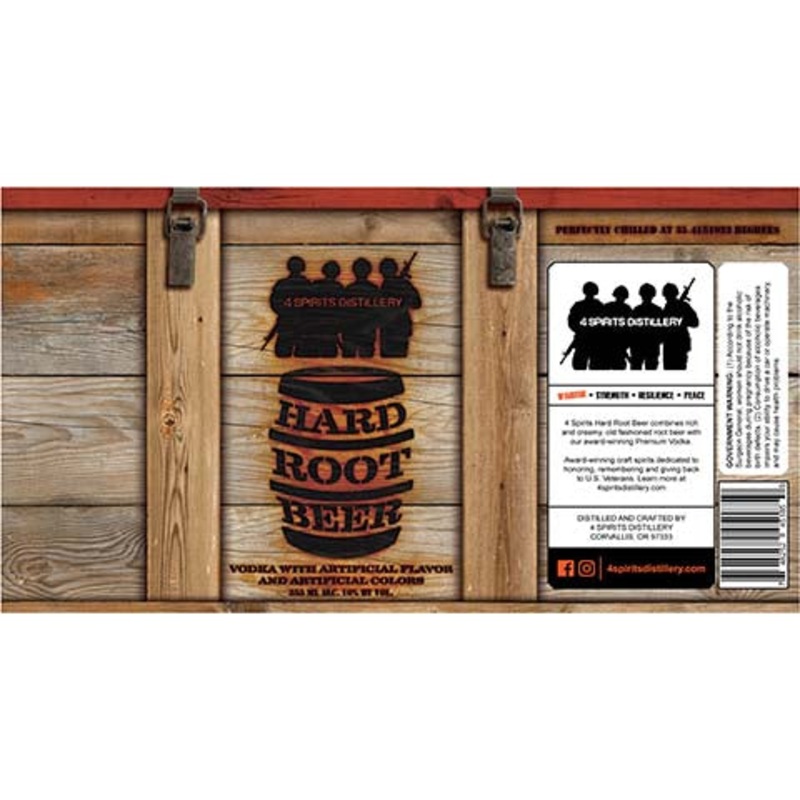 4 Spirits Hard Root Beer 355ML BTL