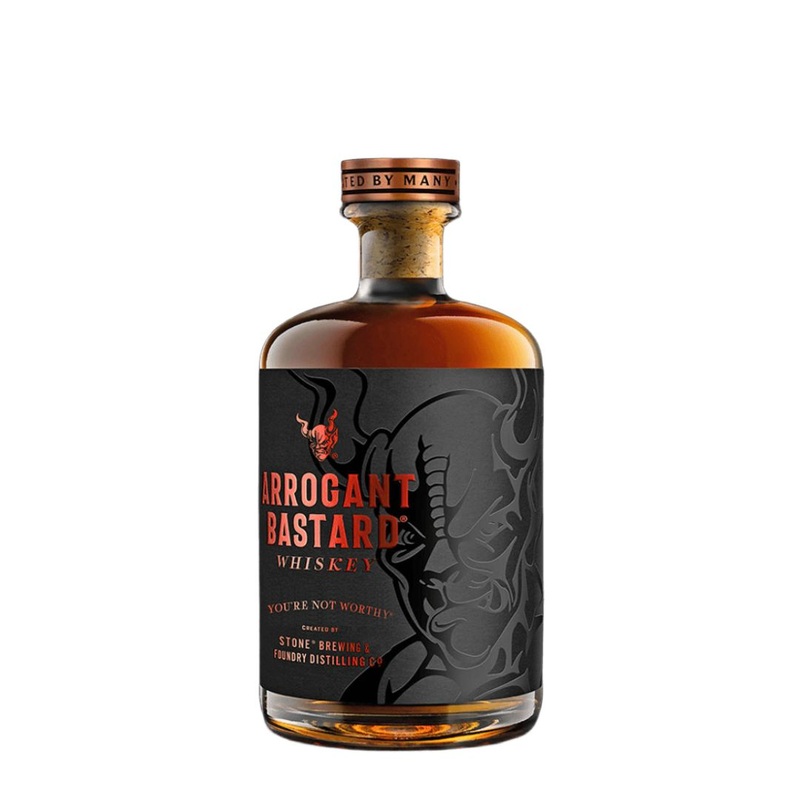 Arrogant Bastard Whiskey 750mL By Stone Brewing/ Foundry Distilling Co