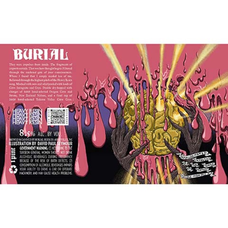 Burial Amalgamated Impulses at the Temple of Thought DIPA 16OZ SINGLE CAN