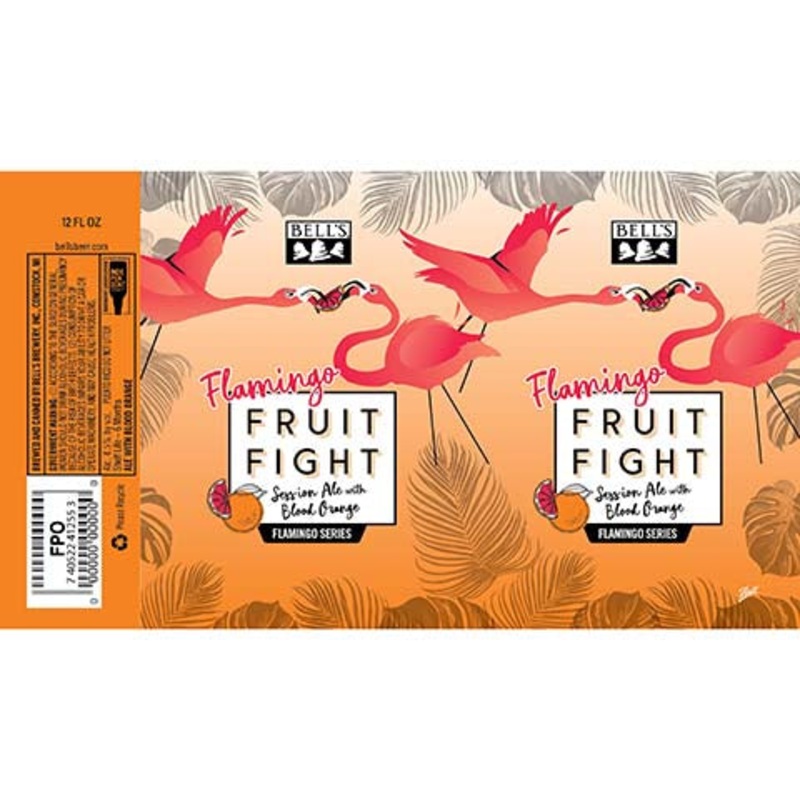 Bell’s Flamingo Fruit Fight Session Ale with Blood Orange 12OZ SINGLE CAN
