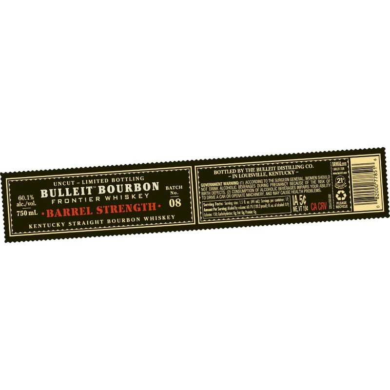 Bulleit Bourbon Barrel Strength Batch #8