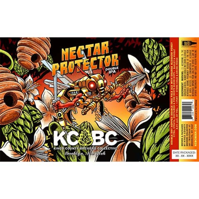 Kings County Brewers Collective Nectar Protector DIPA 16OZ SINGLE CAN