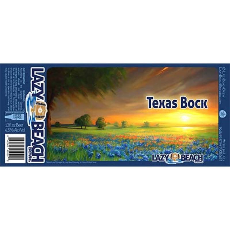 Lazy Beach Texas Bock 12OZ SINGLE CAN