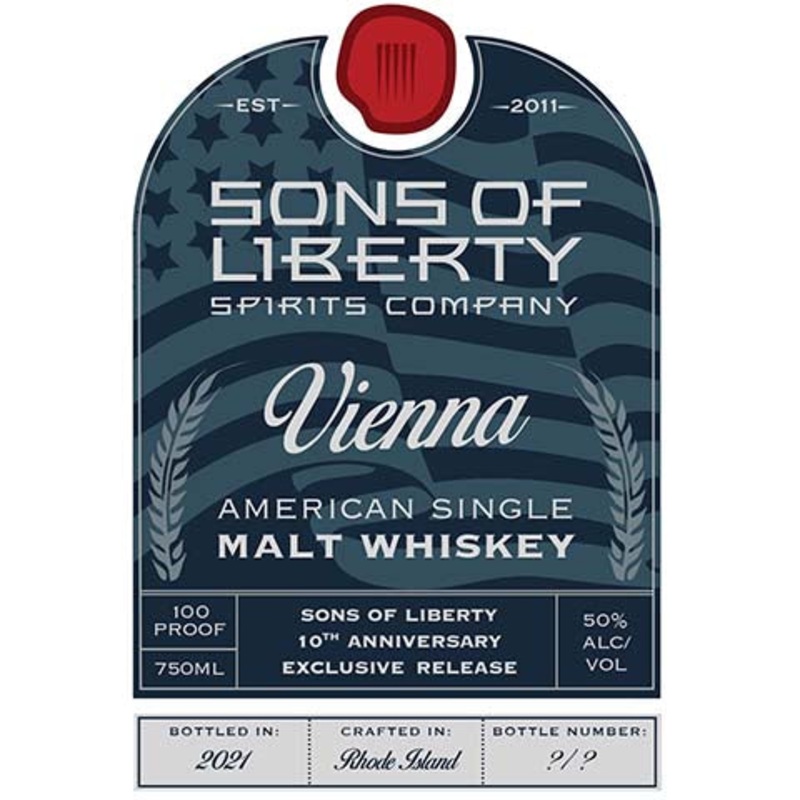 Sons of Liberty Vienna American Single Malt Whiskey 750ML BTL