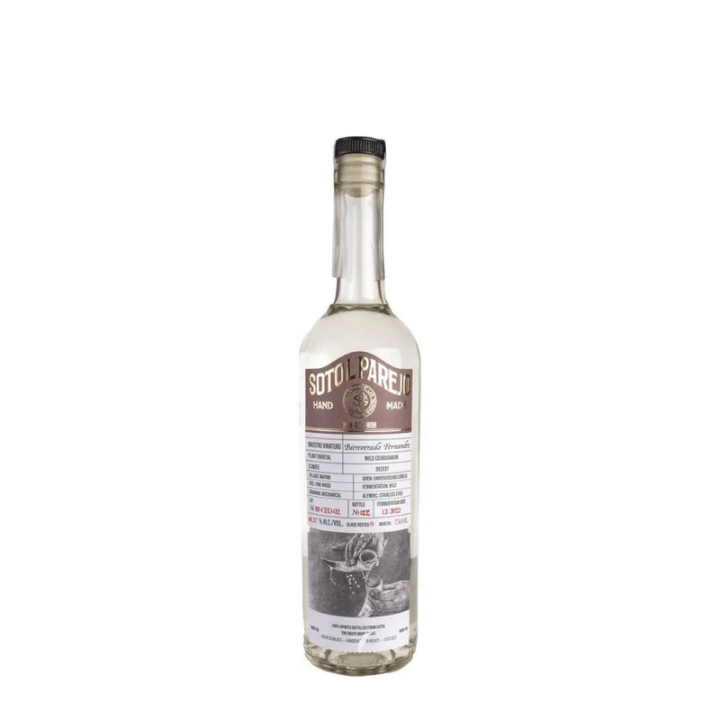 Sotol Parejo Bienvenido Fernandez Wild Cedrosanum Sotol 51.12% Alc 750mL