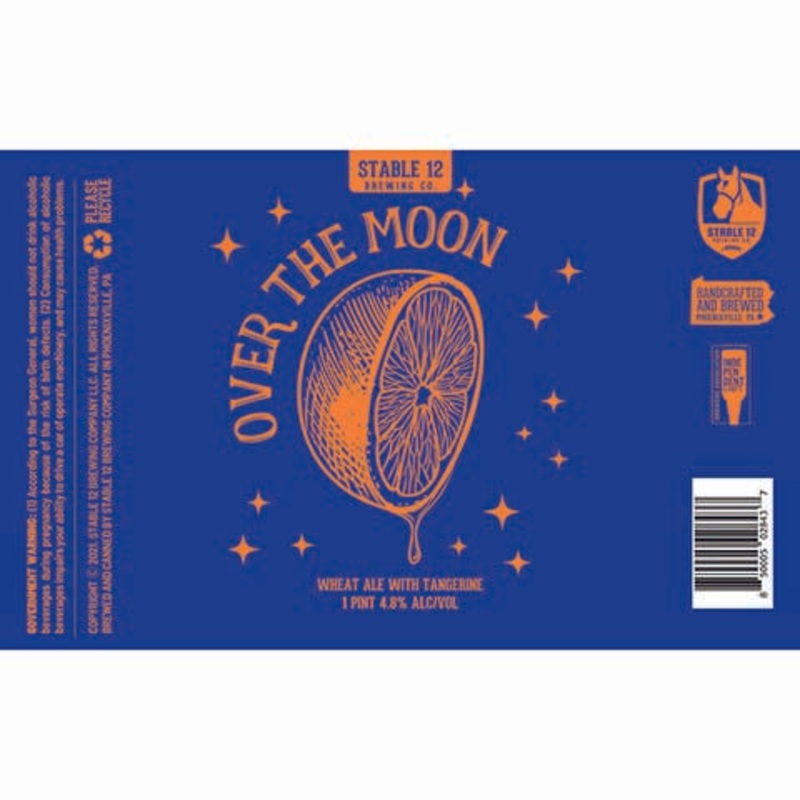 Stable 12 Over The Moon Wheat Ale 16OZ SINGLE CAN
