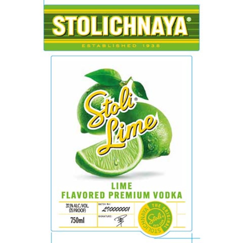 Stolichnaya Stoli Lime Vodka 750ML BTL