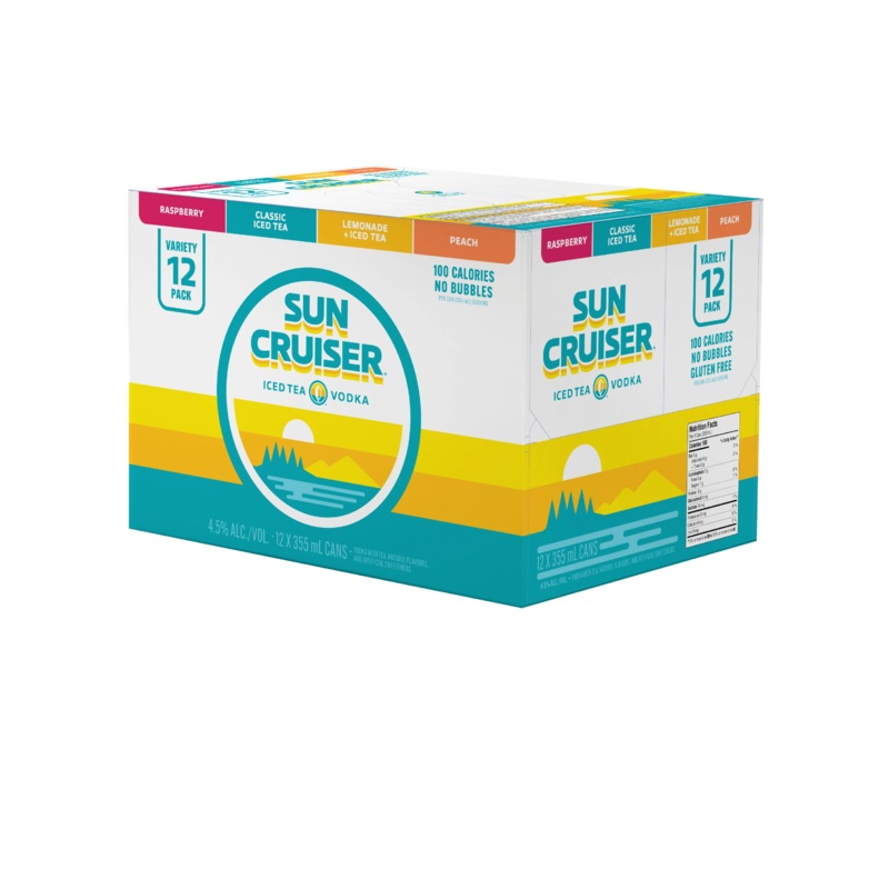 SUN CRUISER ICED TEA VARIETY 355ML 12PK CAN @ MacTaggart Ridge [1057363] 4260 ml