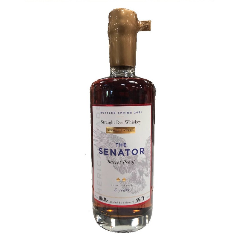 The Senator “Gold Wax Edition” Barrel Proof 6 Year Old Single Barrel
