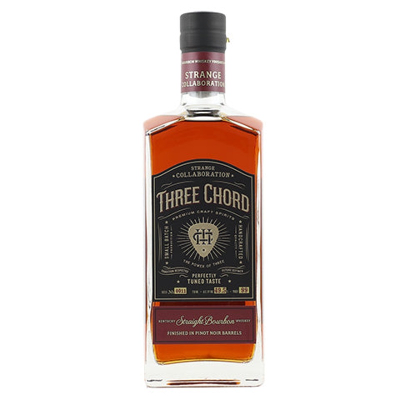 Three Chord Strange Collaboration Pinot Noir Cask Straight Bourbon 750ML BTL