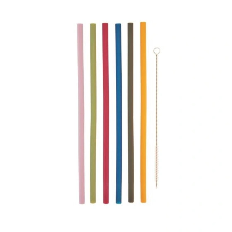 TRUE SILICONE STRAWS & CLEANING BRUSH SET @ Signal Hill [1047858] ml