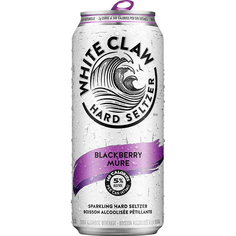 WHITE CLAW HARD SELTZER BLACKBERRY 473ML CAN @ Airdrie [1045550] 473 ml