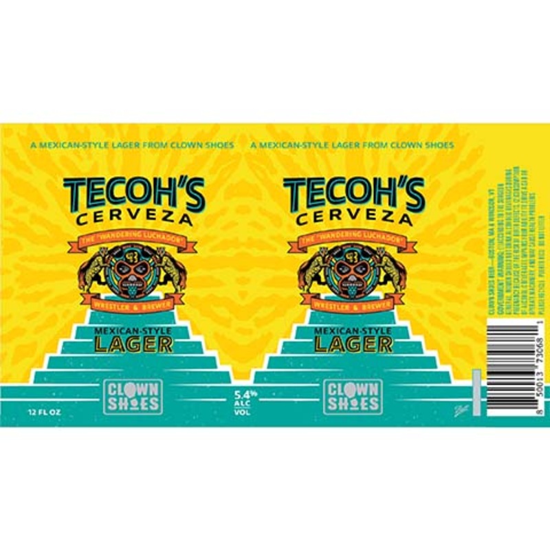 Clown Shoes Tecoh’s Cerveza Lager 12OZ SINGLE BTL