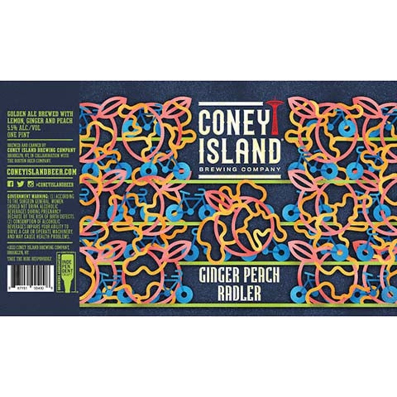 Coney Island Ginger Peach Radler 16OZ SINGLE CAN