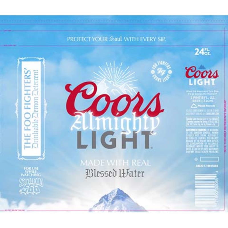 Coors Almighty Light 24OZ SINGLE CAN