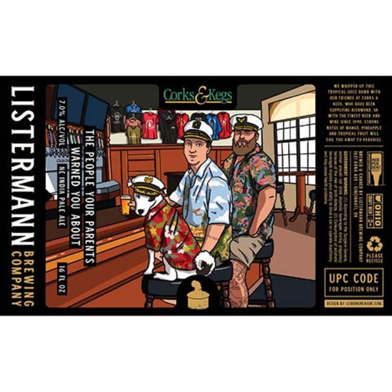 Listermann the People Your Parents Warned You About NEIPA 16OZ SINGLE CAN