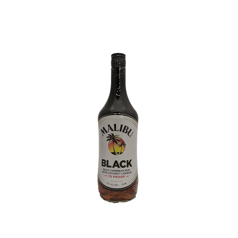 Malibu Black Rum 750ML