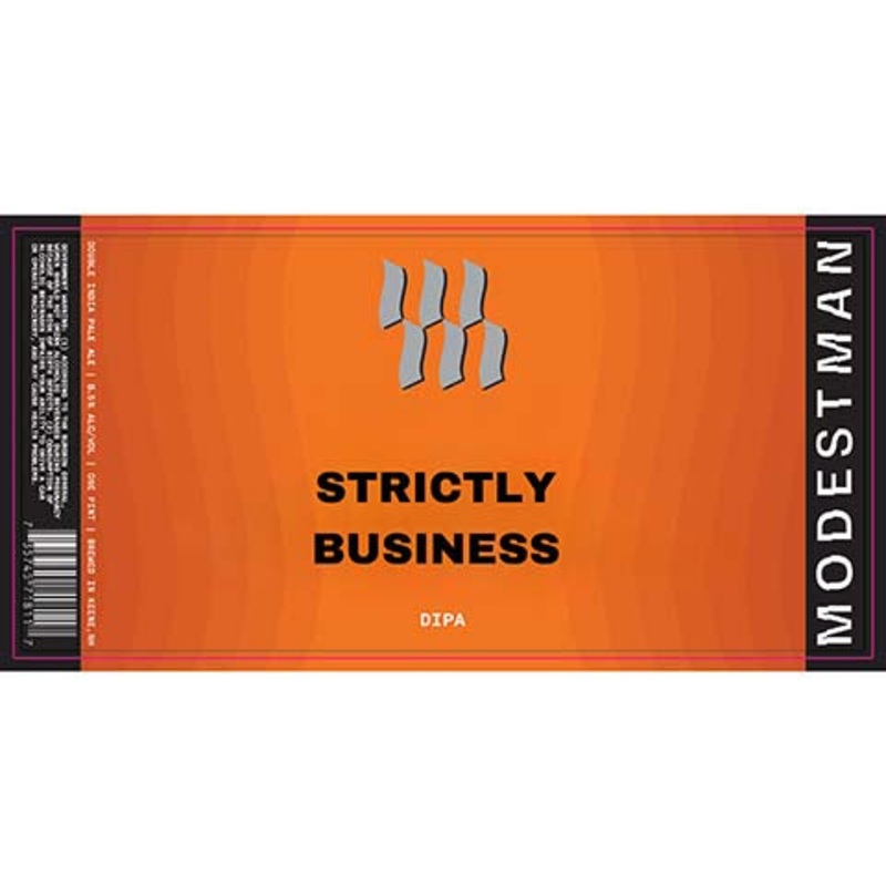 Modestman Strictly Business DIPA 16OZ SINGLE CAN